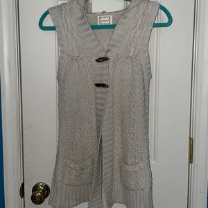 [Kenji] Sleeveless Knit Cardigan